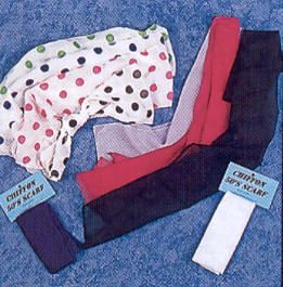 1950's Neck or Hair Scarves <br>Asst Colors<br> CA135