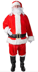 Santa Costume Set<br> Complete Set, Velour<br>Plus Sized<br> CRM26