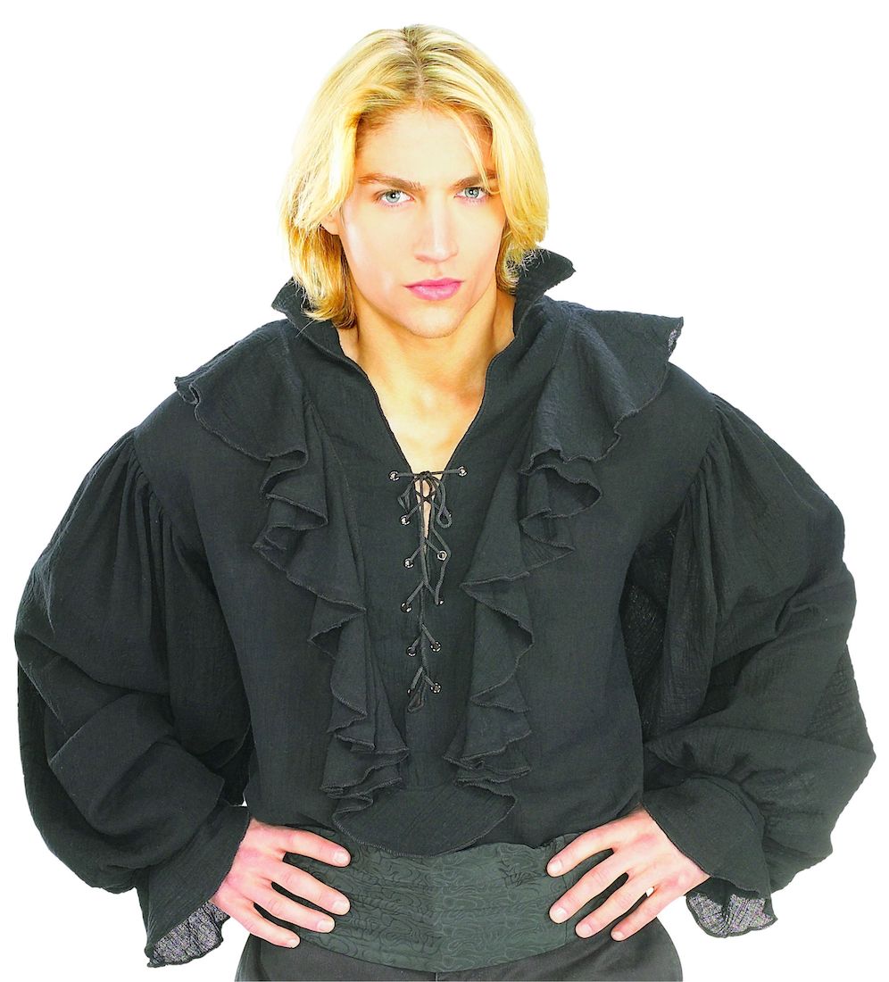 Ruffled Gauze Shirt Asst. Colors MEN'S SHIRTS and TUNICS