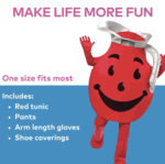 Drink Costume<br> Kool Aid Mascot<br> CFD916