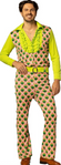 Feather Print Pantsuit<br> Pink and Green<br> Asst Sizes<br> 60M15