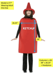 Food Costume<br> Ketchup Costume<br> CFD611