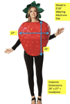 Get Real Strawberry<br> Photorealistic Costume<br> CFD46