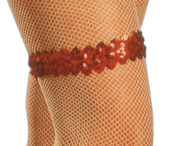 Sequin Garter<br> Asst Colors<br> GGB02