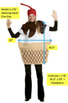 Ice Cream Costume <br>Ice Cream Sundae<br> CFD821