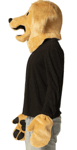 Dog Mask & Paw Kit<br> Brown Dog<br> Golden Retriever<br>  KIT801