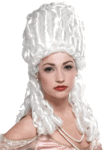 Marie Antoinette Wig<br> White Only<br> WWG165