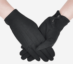 Men's Parade Gloves<br> With Snap<br> Black or Red<br>MGL06