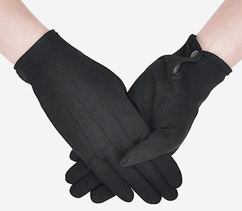 Men's Parade Gloves<br> With Snap<br> Black or Red<br>MGL06