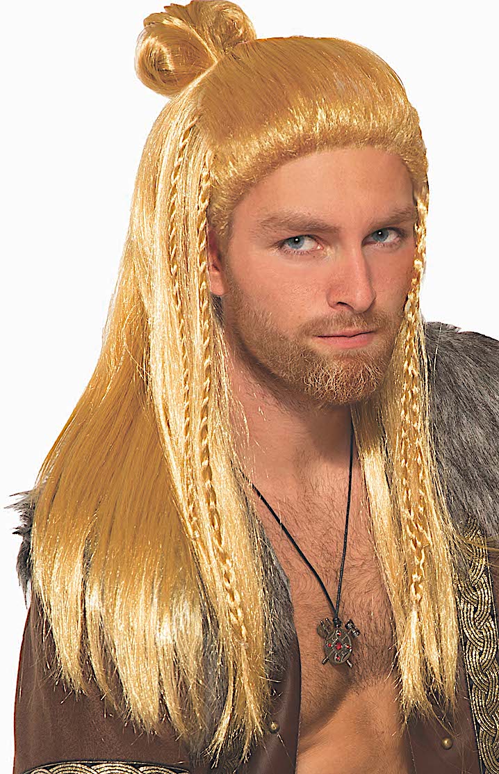 Mens Costume Wig Viking Warrior THEATRICAL WIGS MEN'S COSTUME WIGS