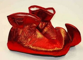 Cloth Elf Shoes<br> Red or Gold<br> MSH545