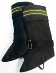 Santa Boot Tops<br> Black or Brown<br> MSH469