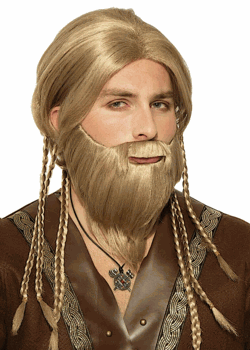 Viking Wig and Beard<br> Blonde<br> MWG03