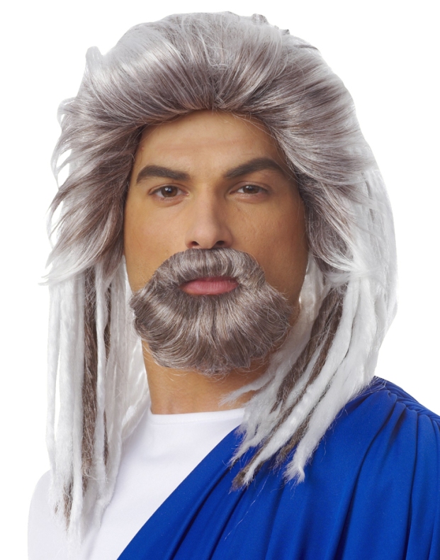 Men's Costume Wig King of the Sea Wig Set THEATRICAL WIGS MEN'S
