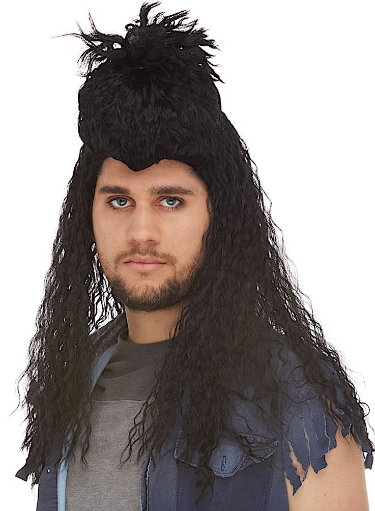 Men's Costume Wig Rock Star Bun Wig THEATRICAL WIGS MEN'S COSTUME