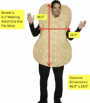 Nut Costume<br> Peanut Costume<br> CFD496