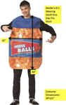 Snack Costume<br> Cheese Ball Costume<br>CFD489