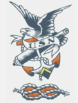 Fake Military Tattoos <br>U.S.N. Eagle <br> USN<br> TAT84