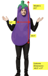 Vegetable Costume<br>Eggplant Costume<br> CFD129