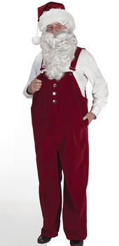 Velvet Santa Overalls<br> CRM35