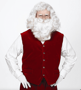 Velvet Santa Vest<br> CRM45
