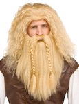 Viking Beard and Wig Set<br> Asst Colors<br> BMW13