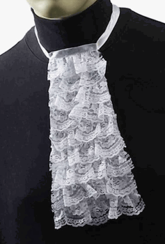 White Lace Jabot<br> CA146