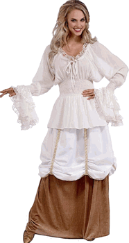 Medieval Blouse<br> Plus Sized<br> WMR125