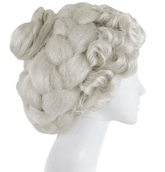Women's Costume Wig <br> 1870's Victorian Braided<br> Asst Colors<br> WWG349