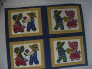 "Boy and Girl-Heart/Flower",DK,HR,29 1/2" x 24 1/2"