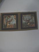 "Buck In The Woods",WH5,24 1/2" x 12 1/2",Black Border
