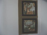 "Bucks In The Wilderness",WHB2, 25" X 14"