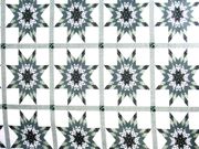 Cheater Quilt Top Fabric By The Yard,90"wide,"Starlast Green"