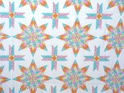 Cheaters Fabric Quilt Top,"Lonestar Teal",90" X 108",Cotton Blend Maerial