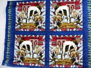 Farm Animals in Snow Scene Panel Xmas-5