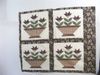 "Flower Basket Black",37" x 31",5 1/2" Right Side Border "Flower Basket Black",37" x 31",5 1/2" Right Side Border