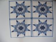 Four Pillow Panel, Starlast Blue,24" X 29"