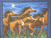 Horse Panel Fabric Wallhanging,H9,"Thunder Ridge Wallhanging" Horse Panel Fabric Wallhanging,H9,"Thunder Ridge Wallhanging"