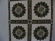 "Salem Star Brown & Green",35" x 36",Cotton Blend Material