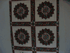"Salem Star Burgundy",90" x 108",Cotton Blend Material