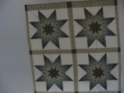 "Starlast Hunter & Burgundy",36" x 35",Cotton Blend Material