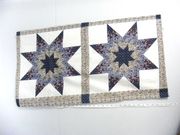 "Starlast Navy & Burgundy",17 1/2" x 34 1/2"
