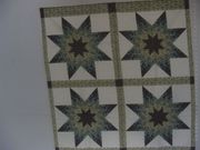 "Starlast Navy & Burgundy",34 1/2" x 35",Cotton Blend Material