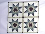 Four Pillow Panel,"Starlast Green & Burgundy",36" x 35"