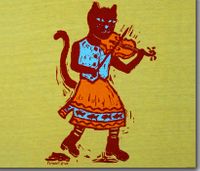 Cat and Fiddle - Gold