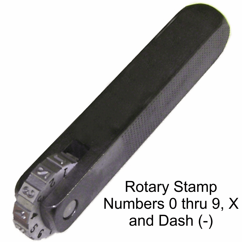 ROTARY STEEL STAMP SINGLE WHEEL