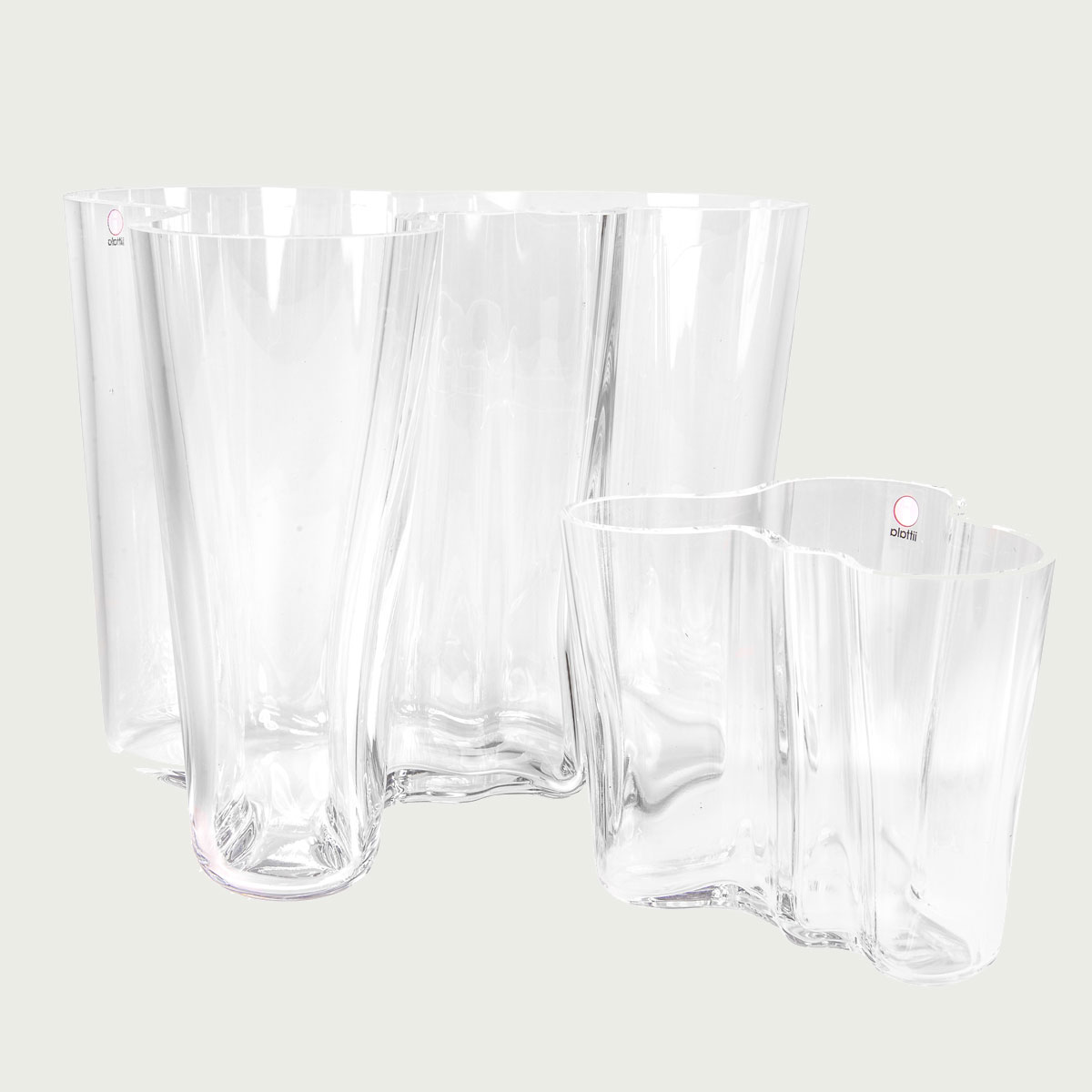 iittala Aalto Clear Vase Gift Set Aalto Vases & Plant Pots