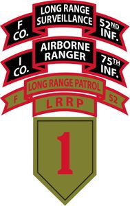1/75 RGR & F/52 LRP & 1st ID LRRP & 1st ID LRS Decal