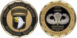 101st Airborne Challenge Coin