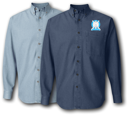102nd Arcom Division Unit Crest Denim Shirt